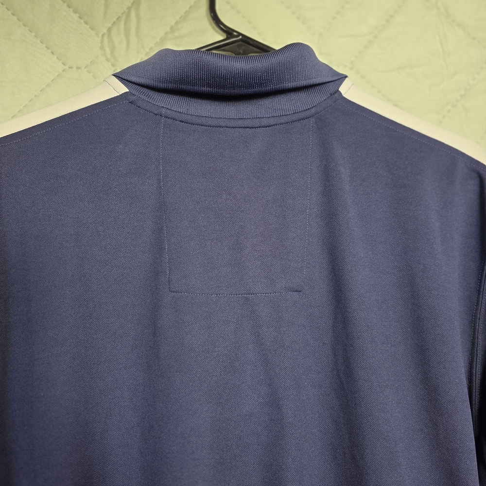 Dallas Cowboys Pullover Shirt Short Sleeve Polyester Knit Button Collar Size L - Picture 6 of 9